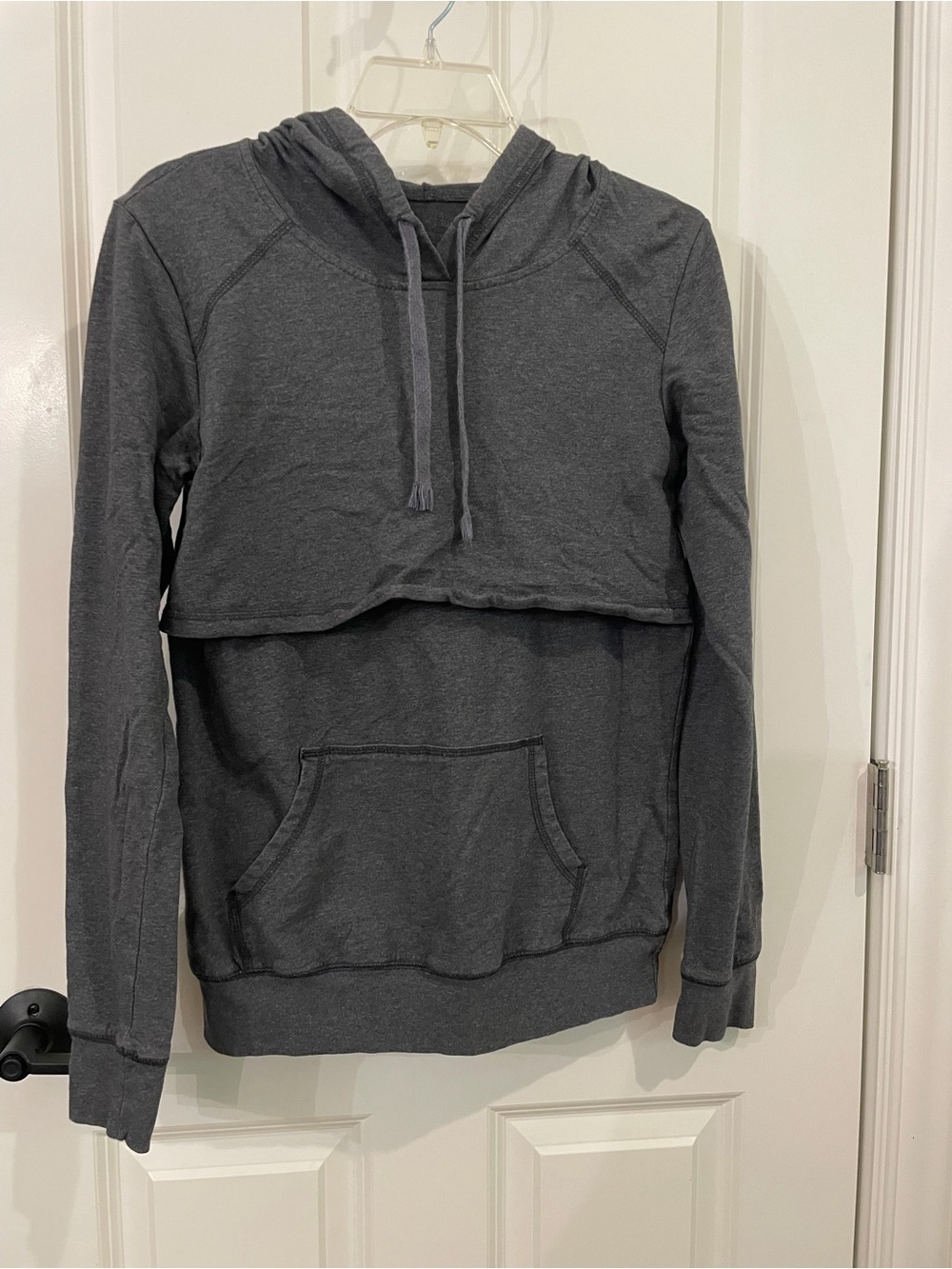 Latched Mama Charcoal Nursing Hoodie